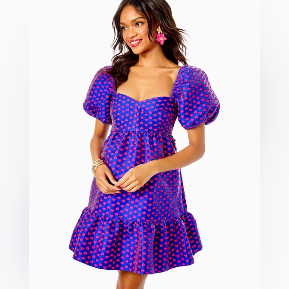 Lilly Pulitzer Blue and Pink Mini Dress